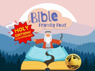 Awesome Bible Friendly Feud Game – Same as Family Feud Party Games. New Digital Version with Sound Effects & Customizable! Updated 6 Feb